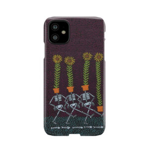 Sunflower Skeletons Phone Case