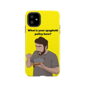 Sunny Spaghetti Design Tough Phone Case