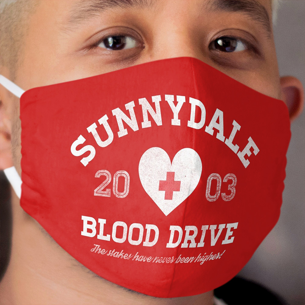 Sunnydale Blood Drive Cloth Face Mask
