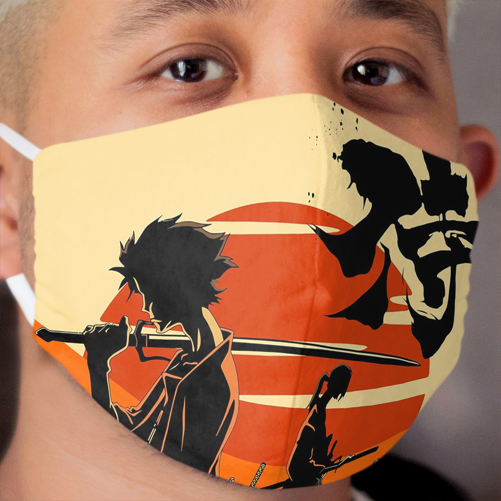 Sunset Samurai Cloth Face Mask