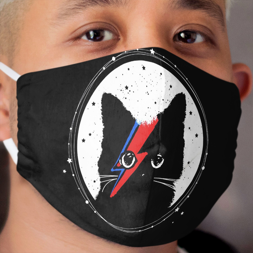 supermeow david shirt bowie smoking gift for fans and lovers Cloth Face Mask