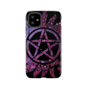 Supernatural Anti-Possession Galaxy Print Tough Phone Case