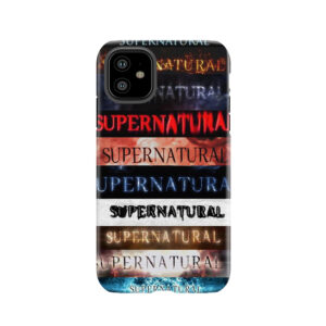 Supernatural Intro Seasons 1-10 Tough Phone Case