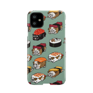 Sushi English Bulldog Phone Case