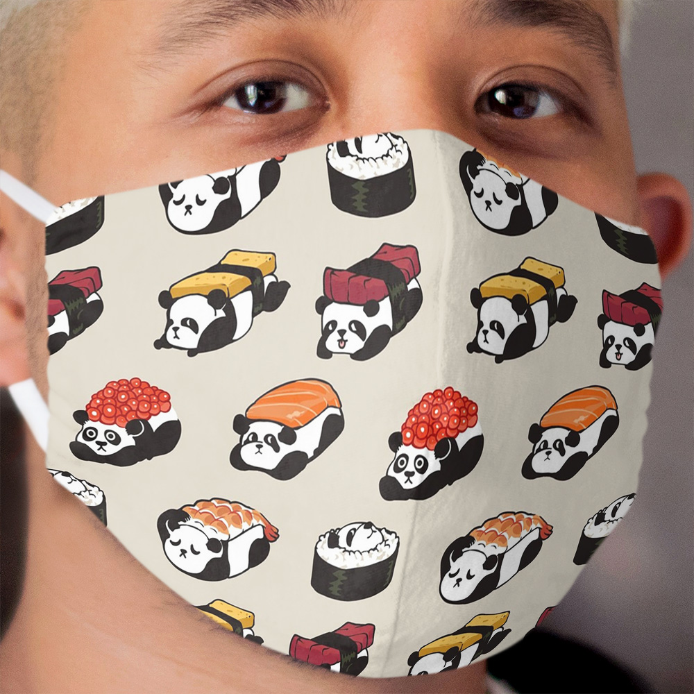 SUSHI PANDA Cloth Face Mask
