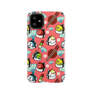 Sushi Time With Cody The Lovebird & Friends Tough Phone Case