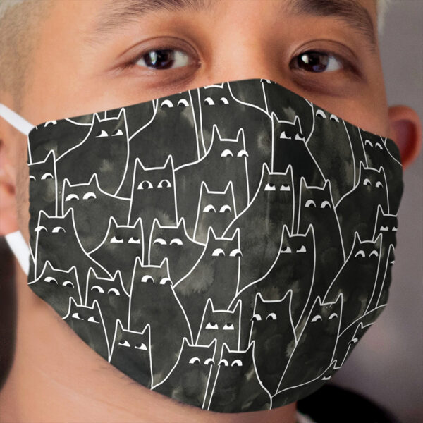 Suspicious Cats Cloth Face Mask