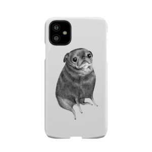 Sweet Black Pug Phone Case