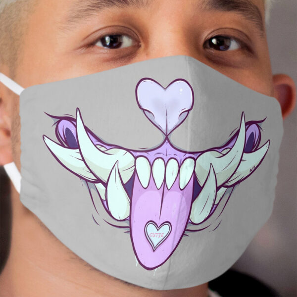 Sweet tooth Oni mask iced grape Cloth Face Mask