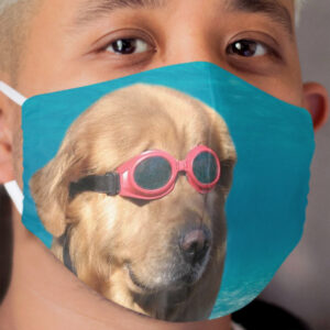 Swimmer Dog Cloth Face Mask