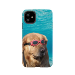 Swimmer Dog Tough Phone Case