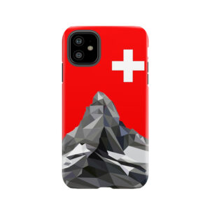 Switzerland Matterhorn Red Tough Phone Case