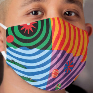 Swizzted no. 6 - Quarters! Cloth Face Mask