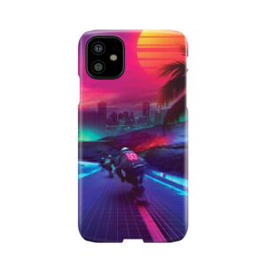 Synthwave Midnight Outrun Phone Case