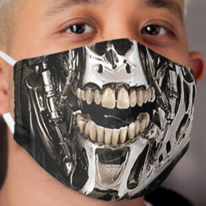 T-800 cyborg skull Cloth Face Mask