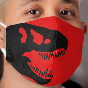 T-Rex Skull Cloth Face Mask