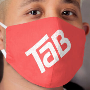 Tab Vintage Logo Cloth Face Mask