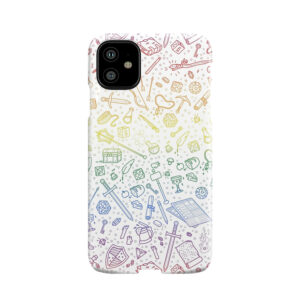 Tabletop Rpg Pattern Rainbow Phone Case