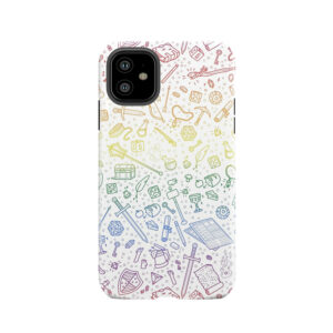 Tabletop Rpg Pattern Rainbow Tough Phone Case
