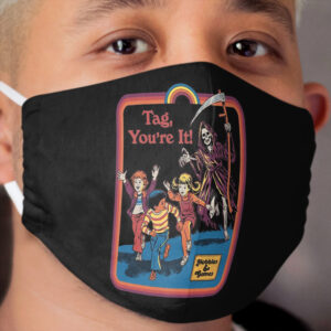Tag, You're It Cloth Face Mask