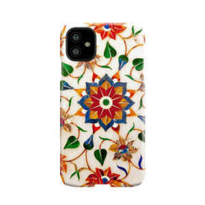 Taj Mahal Floral Design Phone Case
