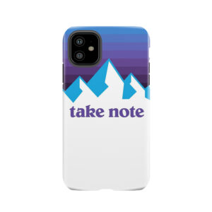 Take Note Mountains 90S Tough Phone Case