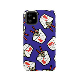 Take-Out Noodles Box Pattern Tough Phone Case