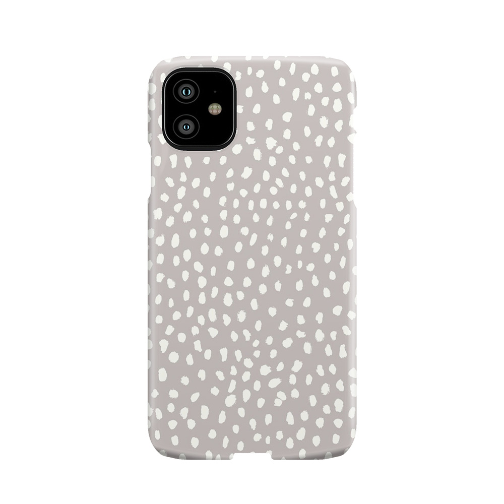 Tan Dalmatian Print Phone Case