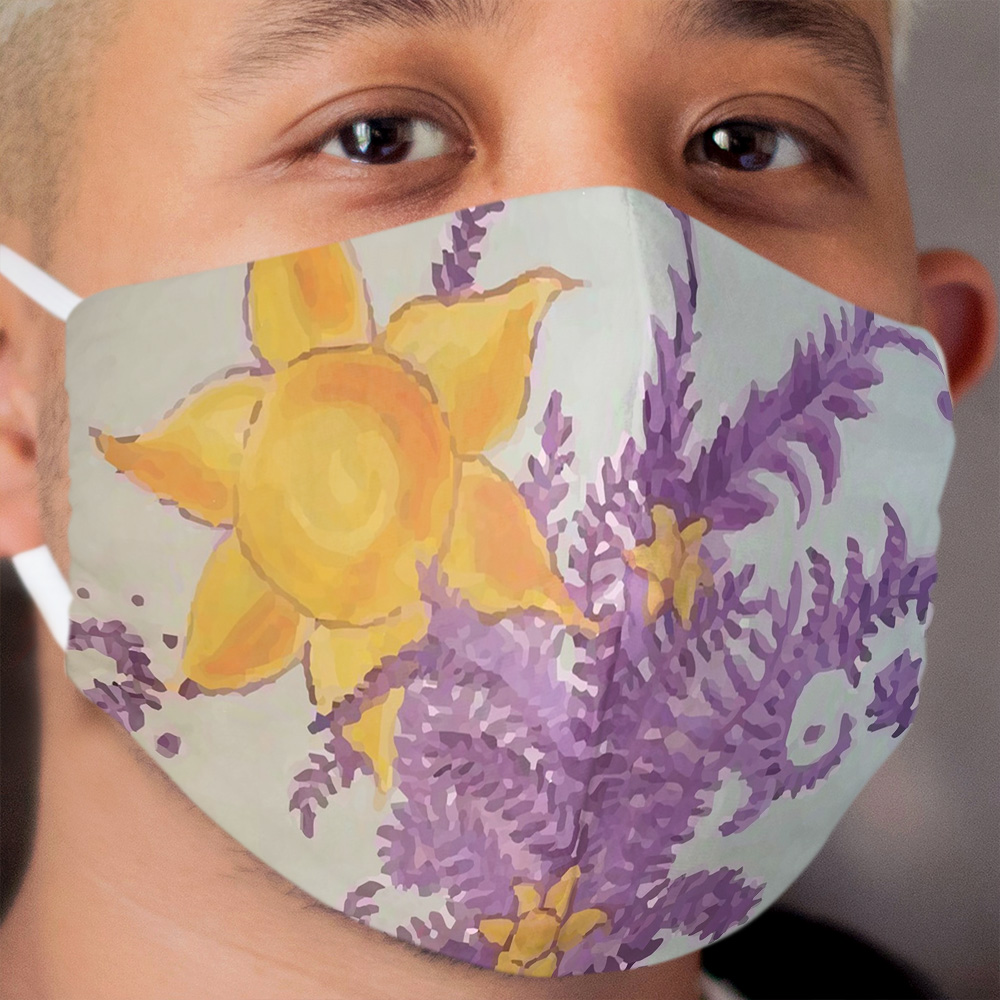Tangled Wall Cloth Face Mask