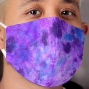 Tanzanite DyeBlot Cloth Face Mask