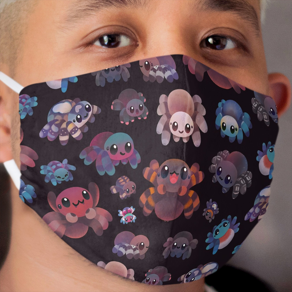 Tarantulas - dark Cloth Face Mask