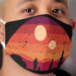 TATOOINE RETRO CLAN TWO Cloth Face Mask