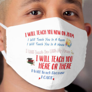 Teacher Distance Learning Cloth Face Mask