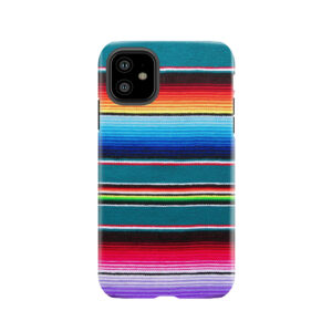 Teal Serape Tough Phone Case