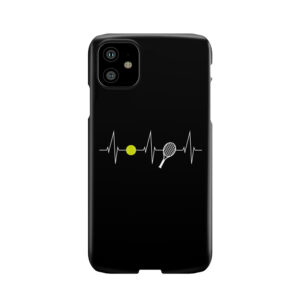 Tennis - Tennis Racket - Tennis Ball Heartbeat Heart Rate - I Love Tennis Phone Case