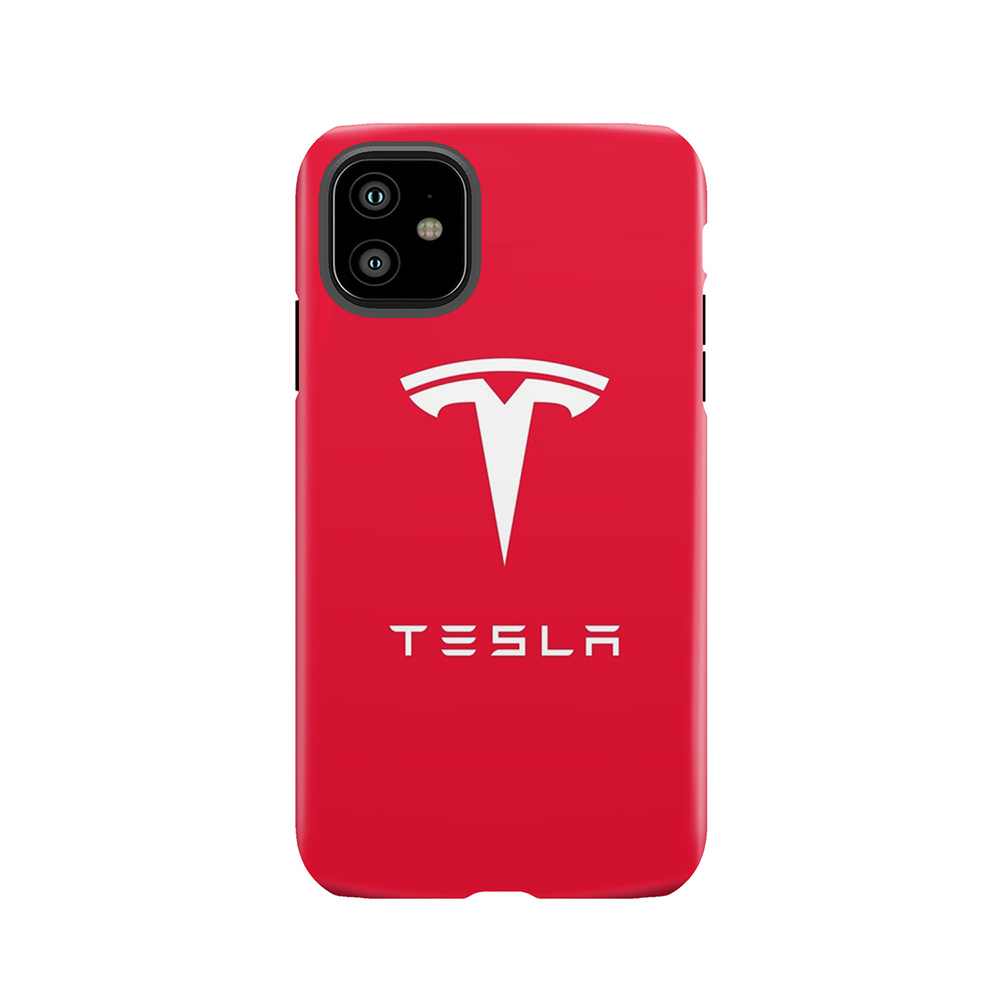 Tesla Red Classic Tough Phone Case