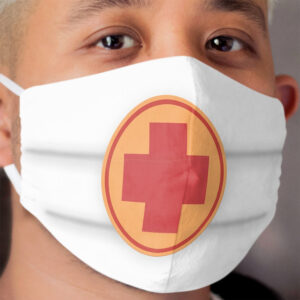 TF2 Medic Cloth Face Mask Logo Cloth Face Mask