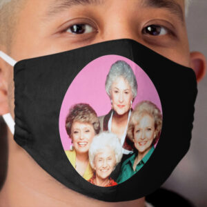 Thank You For Being A Friend Cloth Face Mask 4