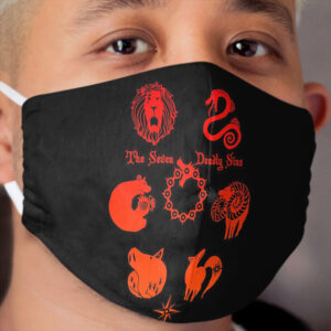 The 7 Deadly Sins | anime Cloth Face Mask