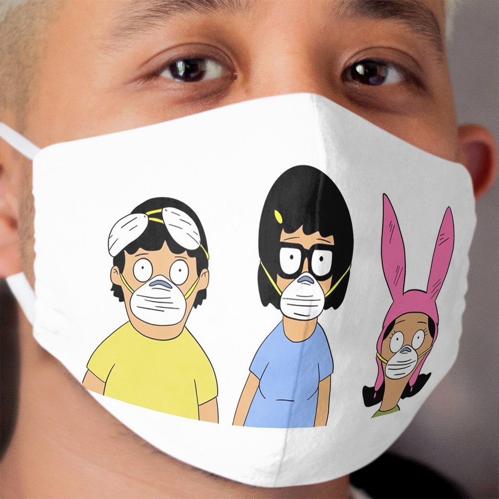 The Belcher Kids wear Cloth Face Masks Cloth Face Mask