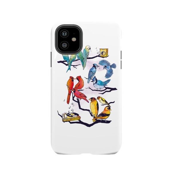 The Bird is the Word Tough Phone Case