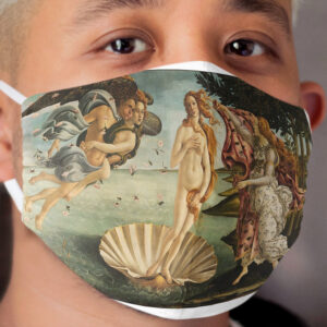 The Birth Of Venus Gifts - Sandro Botticelli al Masterpiece Painting Gift Ideas for Art Lovers of Artwork Cloth Face Mask