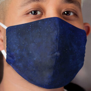 The Blue of the Night - Abstract night sky with stars Cloth Face Mask