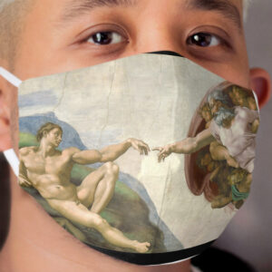 the creation of adam Cloth Face Mask 2