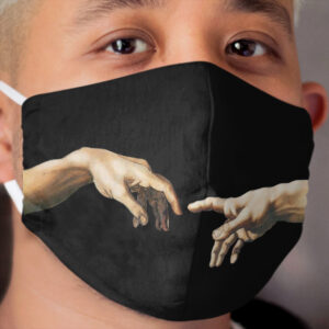 the creation of adam Cloth Face Mask