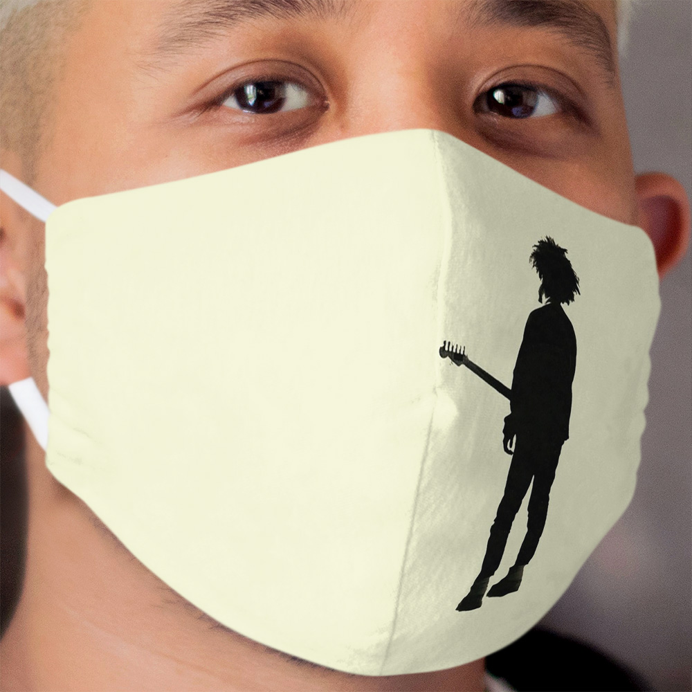 The Cure - Robert Smith (silhouette design) Cloth Face Mask