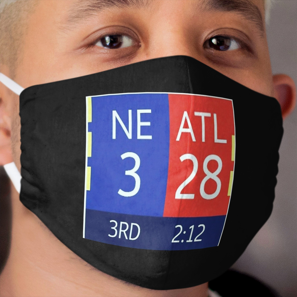 The Falcons 28-3 Lead Cloth Face Mask