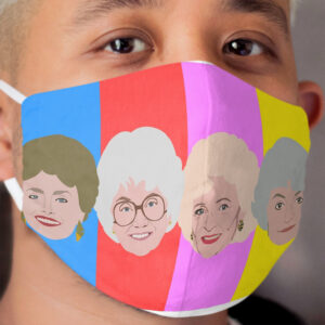 The Golden Girls in Color Cloth Face Mask