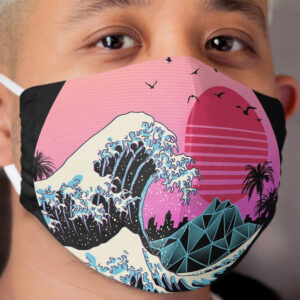 The Great Retro Wave Cloth Face Mask