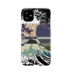 The Great Wave Color Glitch Phone Case